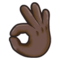 OK Hand - Black emoji on Samsung